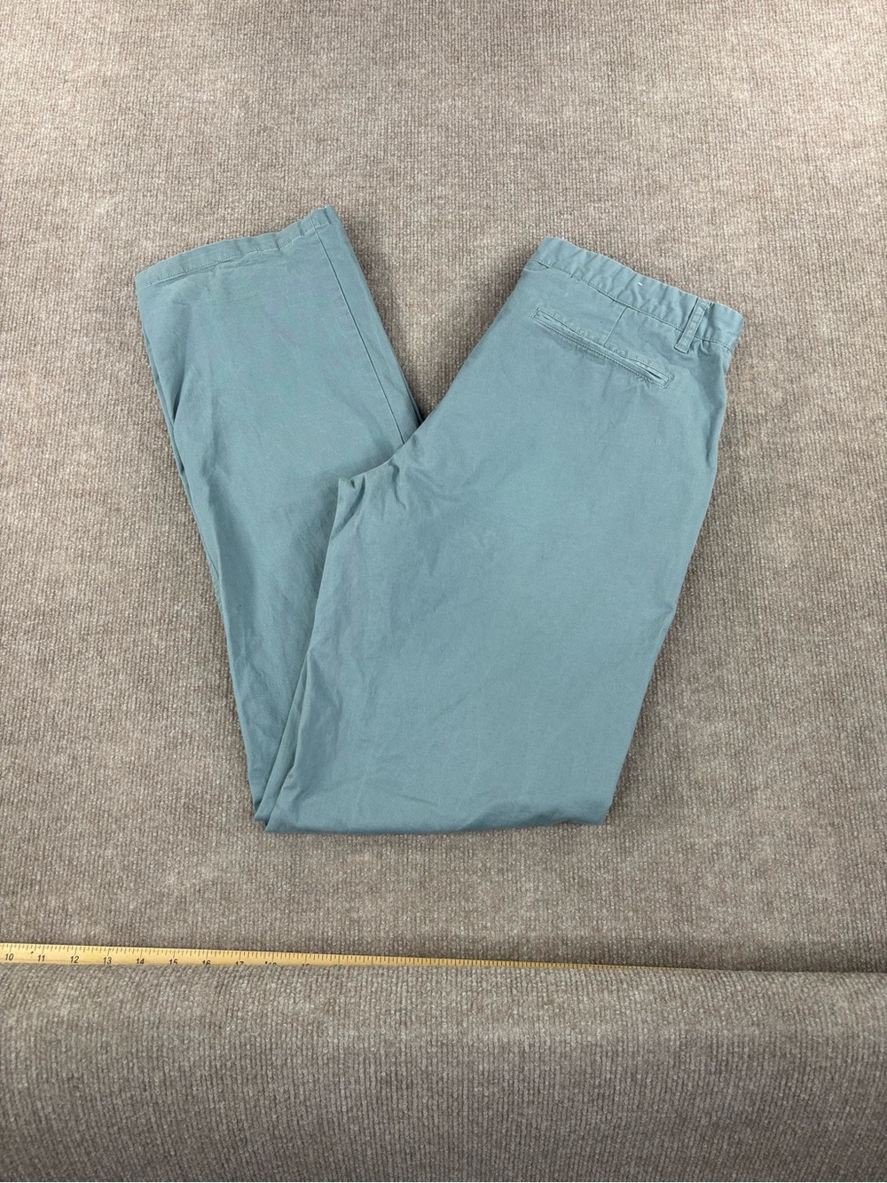 7 Diamonds Men's Clifton Chino Slim Fit Straight Pant 32x34 Blue Golf Athleisure